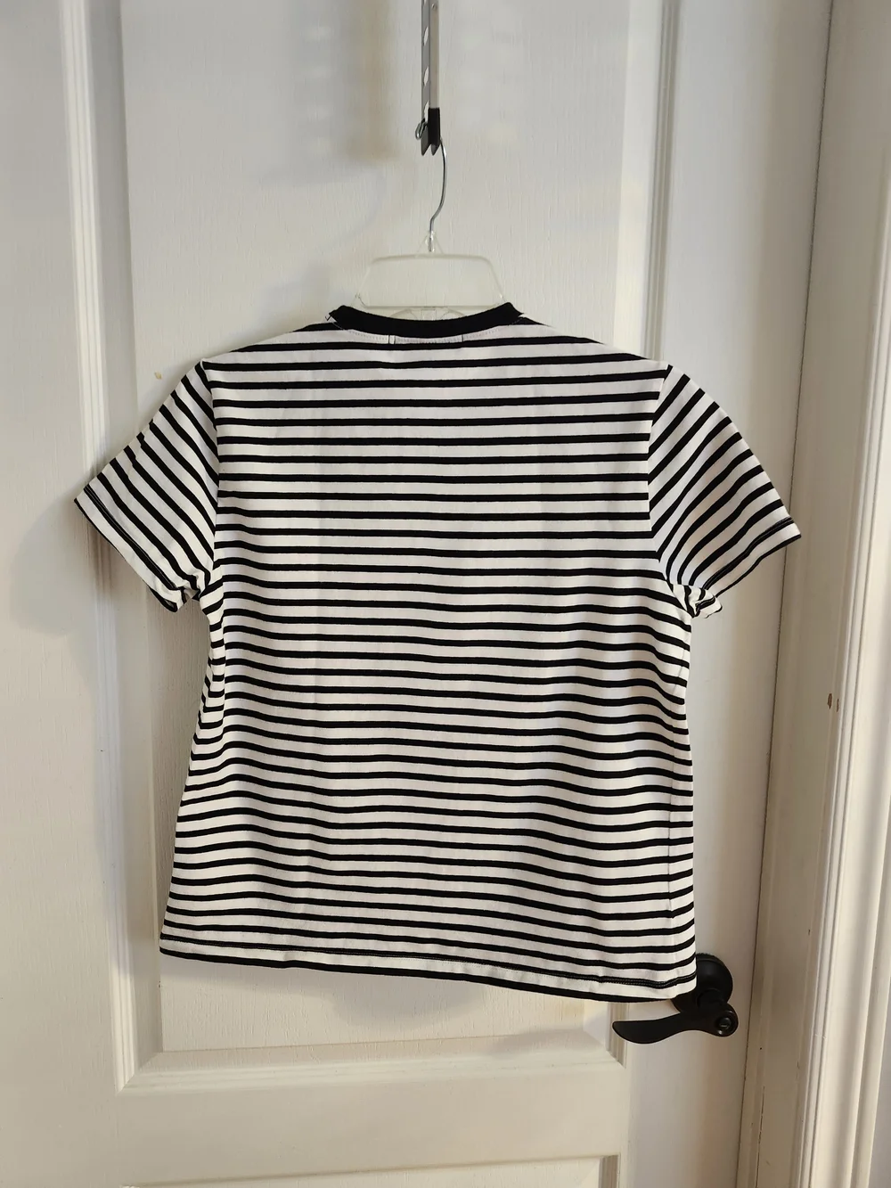New Striped Black and White Tee - Picture 2 of 6
